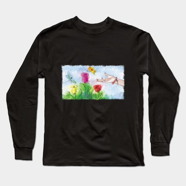 I love nature Long Sleeve T-Shirt by Komataguri